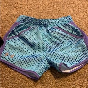 2 pair Under Armour dri-fit shorts